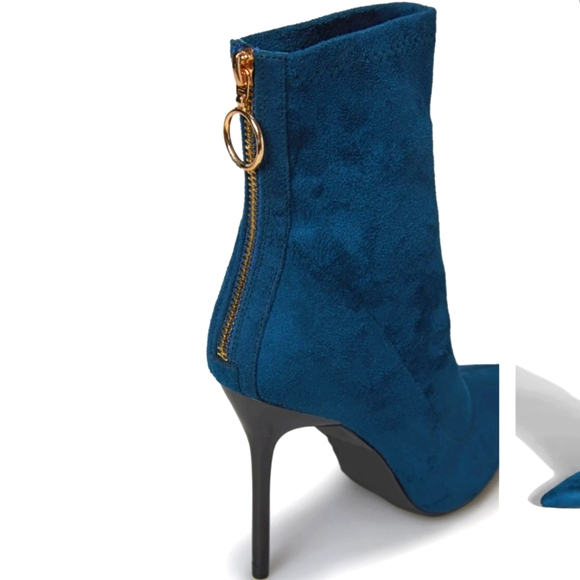Teal Ankle Bootie NEW - Picture 4 of 7